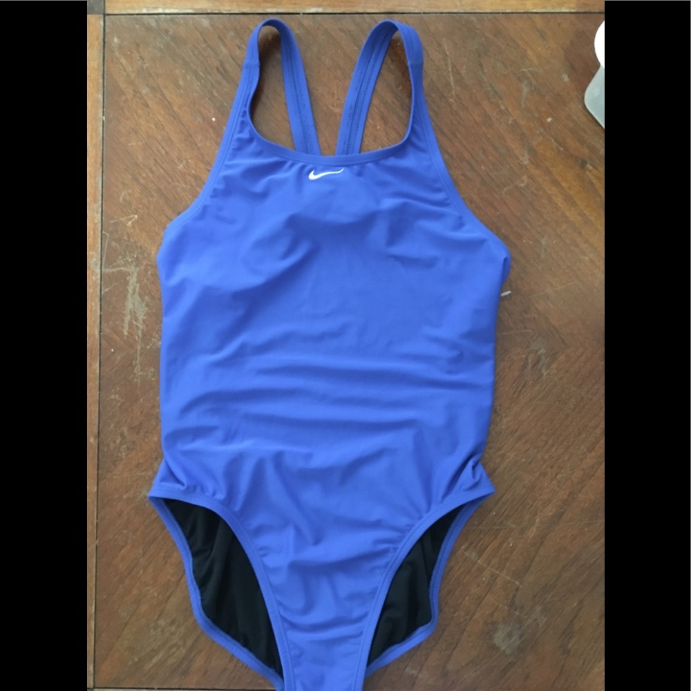 NWOT Nike (one piece) Blue & Black swimsuit